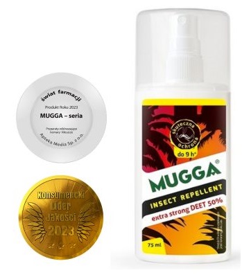 Mugga kleszcze i komary 50% DEET